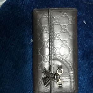 Gucci leather wallet